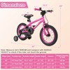 Costway 14/16/18-Inch Kid’s Bike for 4-7 Years Old with Adjustable Saddle & Anti-slip Handlebar Silver/Red/Pink/Black - 3 of 4