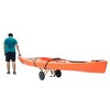 Leisure Sports Two-Wheel Kayak Trolley Cart – Orange - 3 of 4