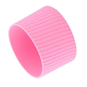 Unique Bargains Silicone Heat-Resistant Reusable Nonslip Water Bottle Mug Cup Sleeves - 1 of 3