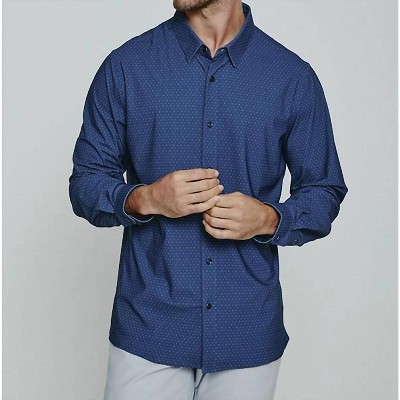 Men's Anton Long Sleeve 4-way Stretch Shirt - 7Diamonds
