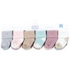 Hudson Baby Infant Girl Cotton Rich Newborn and Terry Socks, Girl Soft Asst Colors - 2 of 4