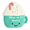 Aurora Small Mint To Be Merry JUST SAYIN' Festive Stuffed Animal Green 9" - 2 of 4