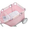 JC Toys Berenguer Boutique Playtime Deluxe Folding Pull along Pink For Dolls - 4 of 4