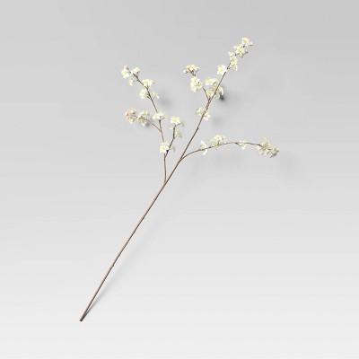 White Cherry Blossom Artificial Branch - Threshold™