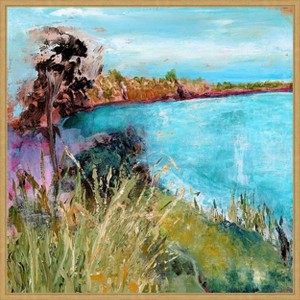 Amanti Art Calm Bay by Elan Studios Canvas Wall Art Print Framed - 1 of 4