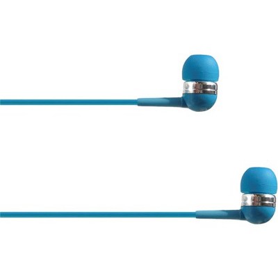 4XEM Ear Bud Headphone Blue - Stereo - Mini-phone - Wired - 16 Ohm - 20 Hz - 18 kHz - Earbud - Binaural - In-ear - 3.75 ft Cable - Blue
