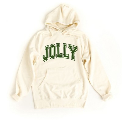 Simply Sage Market Women's Graphic Hoodie Jolly Varsity Thick Outline