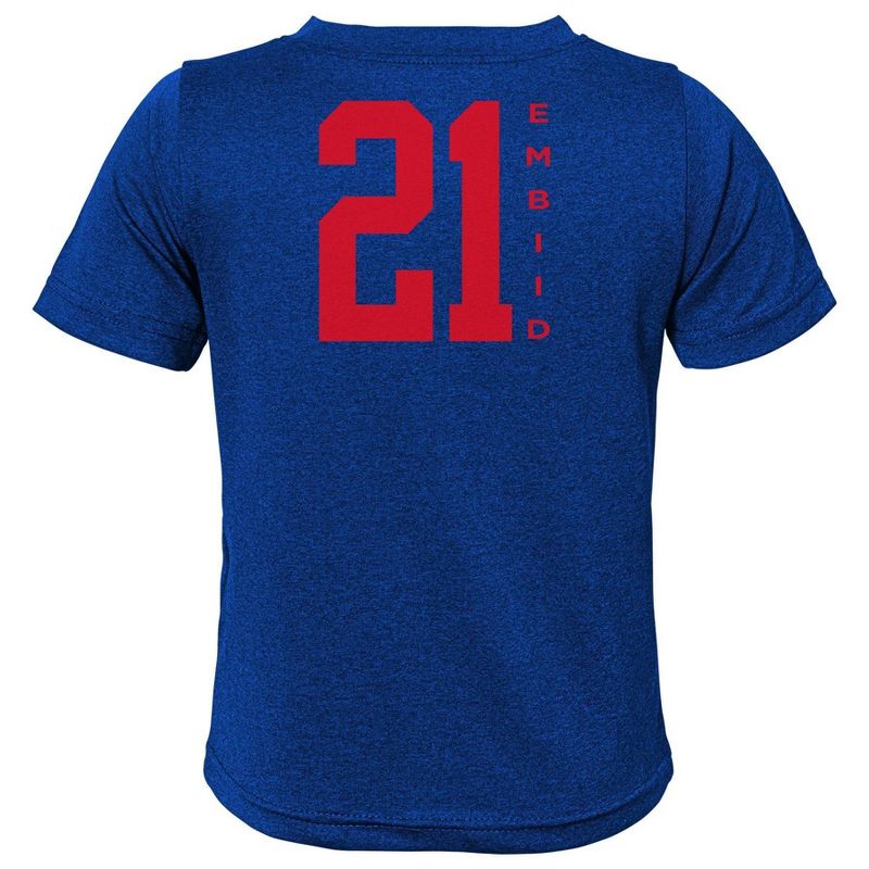NBA Philadelphia 76ers Youth Embiid Performance T-Shirt, 3 of 4
