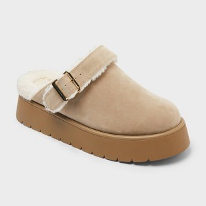 Women's Freda Convertible Clog Slippers - Wild Fable™ Tan 11 : Target