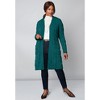 Jessica London Cable Duster Sweater - 3 of 4