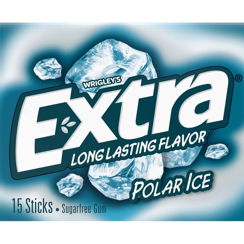 Extra Polar Ice Sugarfree Gum - 15ct, 1 of 9