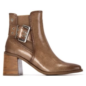 XTI Women's Heeled Patent Leather Chelsea Booties  144315 - 1 of 4