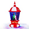 FONTOI 7FT Christmas Inflatable Lighthouse with Santa and Penguin Funny Holiday Yard Decoration for Outdoor Party, Multicolored, 9.84"*7.09"*9.45" - 3 of 4