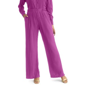 Jessica London Plisse Wide-Leg Trouser - 1 of 3