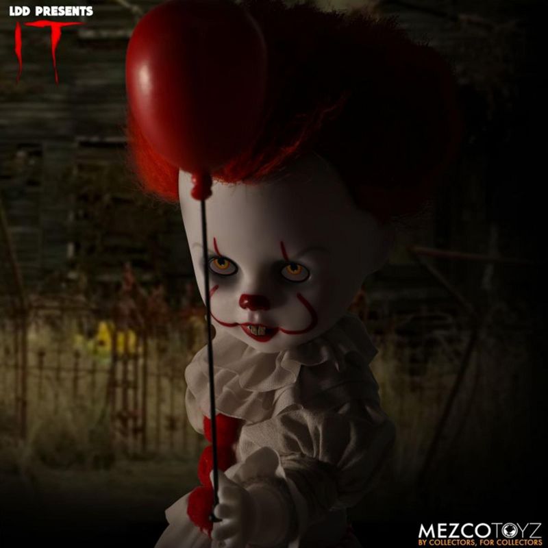Mezco Toyz Living Dead Dolls Presents IT Pennywise 10 Inch Collectible Doll, 4 of 10