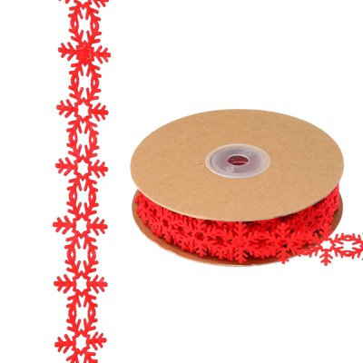 Unique Bargains Christmas Wreath Making Gift Wrapping Artificial Snow Ribbon