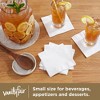 Vanity Fair Entertain Beverage Disposable Napkins - 40ct - 2 of 4