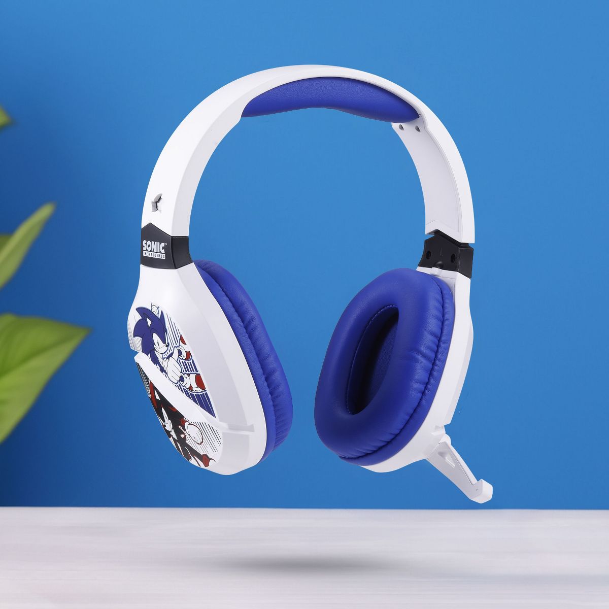 Sonic The Hedgehog Wireless Bluetooth Gaming Headset, Low Latency, Cushioned Ear Cups, Boom Mic, Adjustable for PC & Phones - thumbnail 5