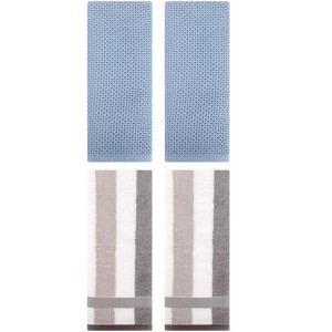 REGALWOVEN 4 Pcs Bathroom Hotel and Spa Waffle Cotton Hand Towels - 1 of 4