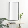 Industrial Metal Wall Mirror Black - Olivia & May - 2 of 4