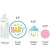 Big Dot of Happiness Colorful Baby Shower - Gender Neutral Party Giant Circle Confetti - Party Decorations - Large Confetti 27 Count - 3 of 4