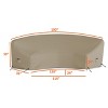 Covers&All Curved Outdoor Couch Cover, 1000D Waterproof, UV-Resistant Patio Furniture Cover - 4 of 4