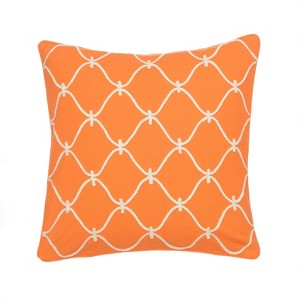 Serendipity - Orange Rope Decorative Pillow - Levtex Home - 1 of 3