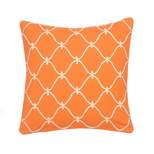 Serendipity - Orange Rope Decorative Pillow - Levtex Home