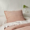 Euro 26''x26'' Textured Chambray Cotton Decorative Throw Pillow - Casaluna™ - image 2 of 4