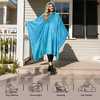 Catalonia Hooded Wearable Blanket Cape for Adult Women Men, Fleece Wrap Blanket Cape with Hood, Warm, Soft, Cozy, Snuggly , Comfort Gift, No Sleeves - 3 of 4