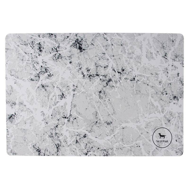 Park Life Designs Berlin Pet Placemat - Marble, 1 of 3