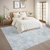Washable Rugs for Living Room Modern Checkered Floor Mats with Non Slip Backing Non Shedding Soft Bedroom Rug Foldable Indoor Carpet for Office Dorm - 4 of 4