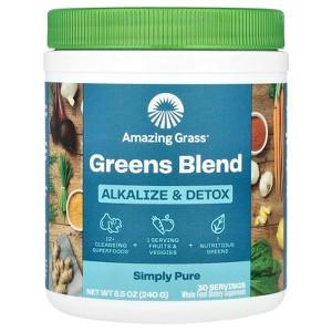 Amazing Grass Green Blend, Alkalize & Detox, 8.5 oz (240 g) - 1 of 2