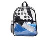 Port Authority Clear Transparent Backpack Great for Events, Travel easy visibility 15" - Clear/Black Event See-through for secuiry checks - 2 of 4