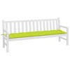 vidaXL Garden Bench Cushion Bright Green 78.7"x19.7"x2.8" Oxford Fabric - 3 of 4