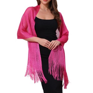 INSPIRE CHIC Women's 100% Polyester Fashion Pashmina Shawls 190 x 45 cm 1 Pc - 1 of 4