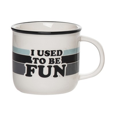 Totalee Gift I Used To Be Fun Retro Mug Ceramic White 16 oz