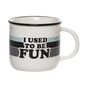 Totalee Gift I Used To Be Fun Retro Mug Ceramic White 16 oz - 1 of 2