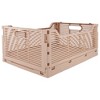OnDisplay Stackable Folding Desk/Beauty/Closet Storage Crate - 2 of 4