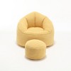Dexmalle Padded Foam Bedding Bean Bag Lazy Sofa With Footrest - 4 of 4
