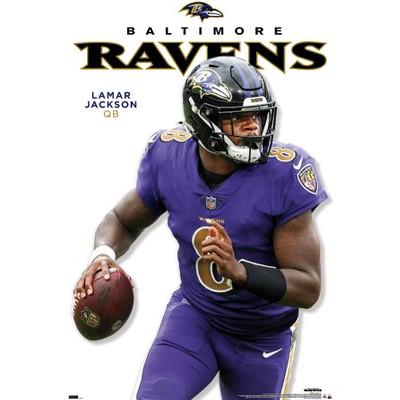 Trends International Nfl Baltimore Ravens - Lamar Jackson 18