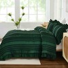 BAGOKIE 3 Pieces Seersucker Ruffle Bed in a Bag Comforter Set - 3 of 4