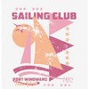 Sailing Club Port Windward New York Adult Crew Neck Short Sleeve Tee - 2 of 2