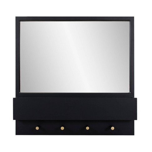 Howard Elliott 24"x24" Wall Mirror: Modern Rectangle, MDF Frame, No Assembly Required - image 1 of 4