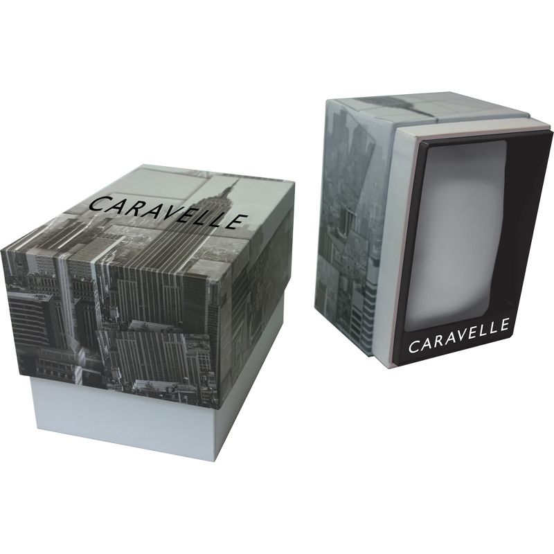 Caravelle designed by Bulova Men's 6-Hand Chronograph Quartz Black IP Stainless Steel, 44mm, 4 of 5