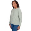 Alfred Dunner Women's Cable Chenille Pullover Sweater - 3 of 4
