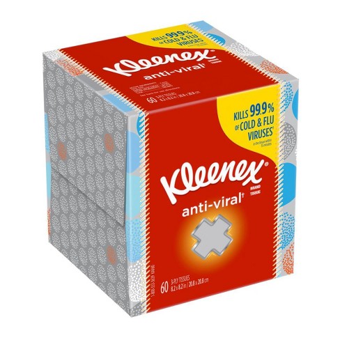 kleenex tissue facial target viral anti antiviral
