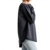 Women's Mineral Washed Raw Hem Top - umgee - 2 of 4