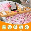 Attop Premium Bamboo Bathtub Tray Caddy - Bath Tub Tray Table for Bathtub - Bath Caddy Tray for Bathtub, Expandable Size - 3 of 4
