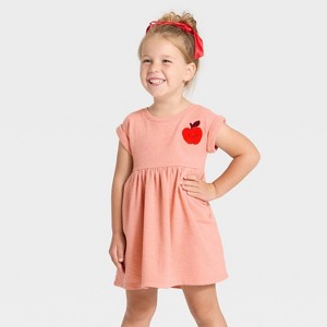 Toddler Girls' Short Sleeve Knit Dress - Cat & Jack™ - 1 of 4